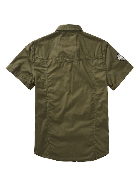 Brandit Men's Shirt Short Sleeve Olive