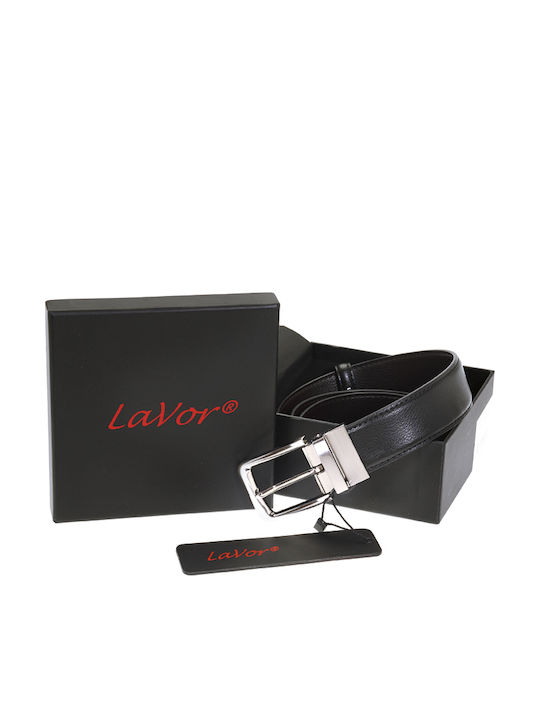 Men's Belt Leather Double Sided Black / Brown