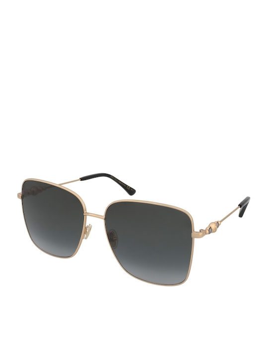 Jimmy Choo Women's Sunglasses with Gold Metal Frame and Gray Gradient Lens HESTER/S 2M2/9O