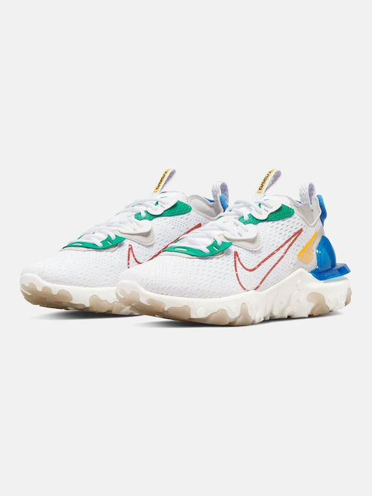 Nike React Vision Ανδρικά Sneakers Λευκά