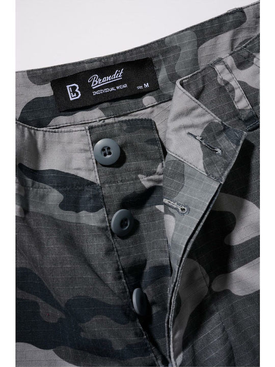 Ανδρική Βερμούδα Cargo Grey Camo