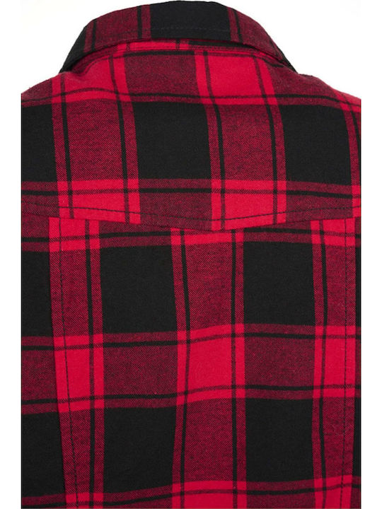Gracey Ärmellos Damen Hemd Red / Black Geprüft