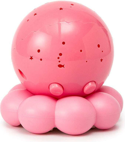 Cloud b Luminiță de Noapte LED Twinkles to Go Octo Roz