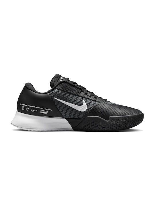 Nike Air Zoom Vapor Pro 2 Men's Tennis Shoes for Hard Courts Black / White