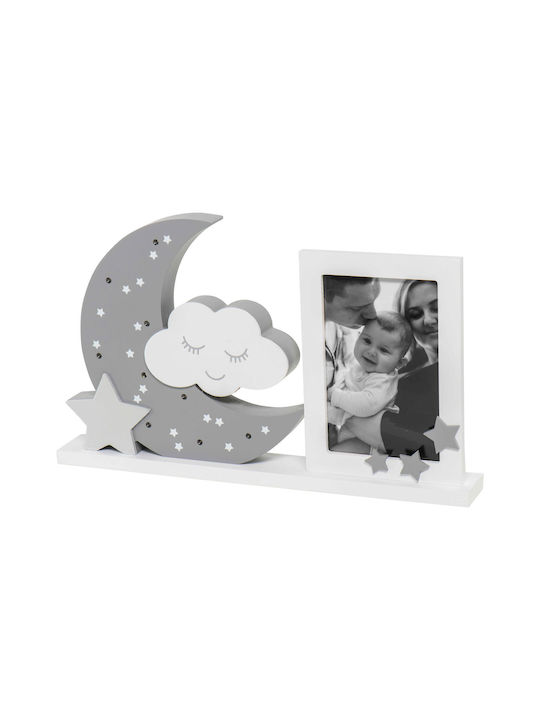 Dooky Moonlight Wooden Picture Frame Gray 10x15cm
