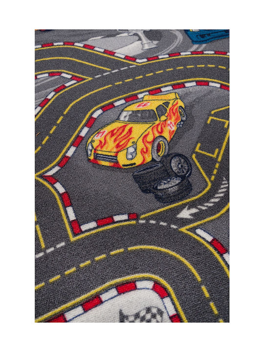 Viokarpet Racers Детско килимче Сив На метър