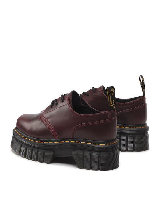 Audrick 3i Women's Leather Derby Shoes Burgundy
