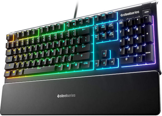 SteelSeries Apex 3 Gaming Tastatură cu iluminare RGB (Engleză US)