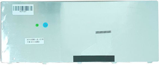 Лаптоп клавиатура за Acer D260/532H/D255/D270/521/533 без рамка и Английски език (САЩ) в бял цвят KEY-051