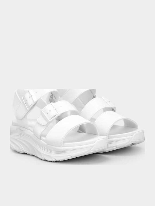 Dlux Walker Women's Flat Sandals Anatomic Sporty in White Color