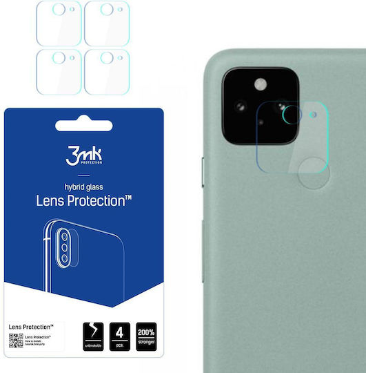 3MK Lens Protection Kameraschutz Gehärtetes Glas Transparent für das Google Pixel 4A 5G