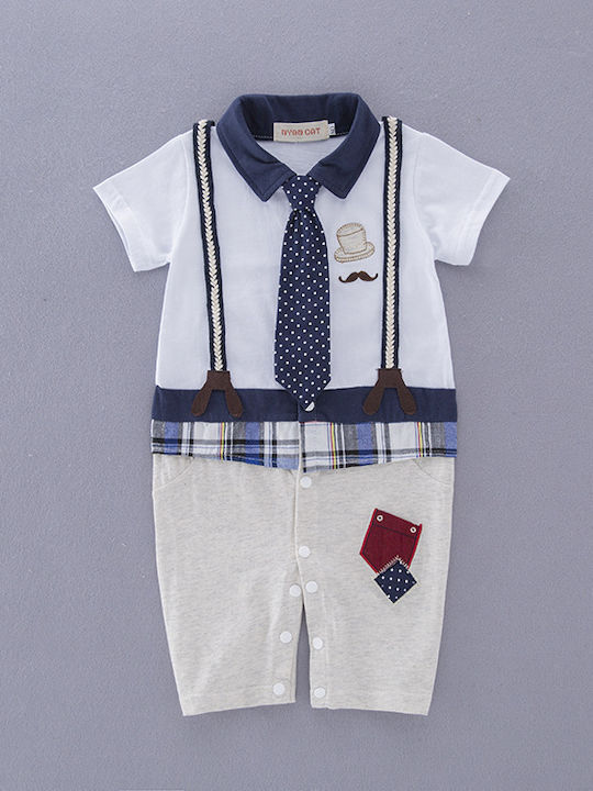 Meng Baby Body pentru Bebeluși Mâneca scurta Multicolor