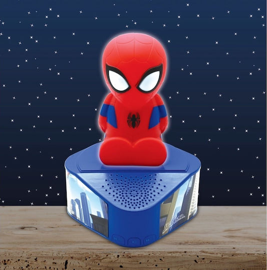 Lexibook Nachtlicht Für Das Kinderzimmer LED Spiderman USB Rotes