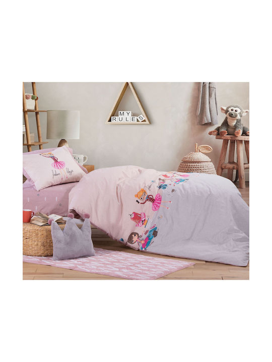 Nef-Nef Homeware Kinderdecke Einzel Fashion Bloggers Rosa 160x220cm