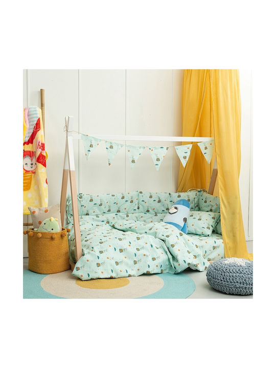 Palamaiki Kids Duvet Single My Kingdom MK747 Green 160x240cm