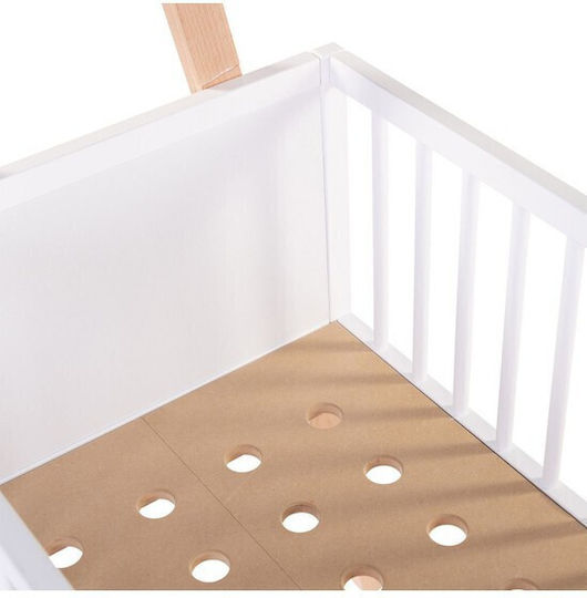 Childhome Λίκνο Tipi 2 in 1 με Ρόδες Λευκό Childhome Λίκνο Tipi 2 in 1 με Ρόδες Λευκό