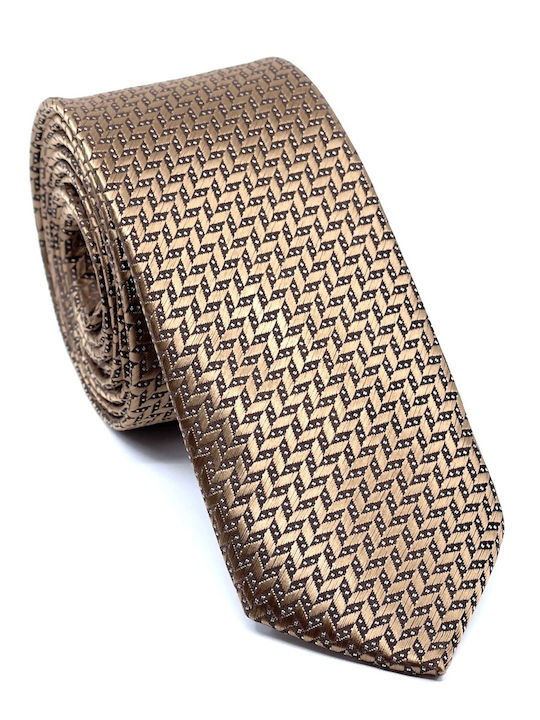 Legend Accessories Men's Tie Set Printed In Beige Colour