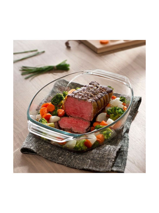 Pyrex 410 Irresistible Glass Oval Heat-Resistant Cookware 30x21x7cm