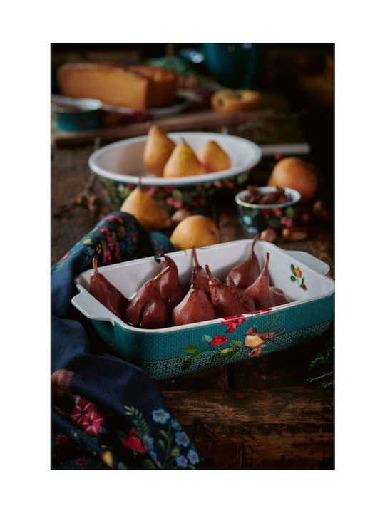 PiP Studio Winter Wonderland Porcelain Rectangular Heat-Resistant Cookware 21x13.5x5.5cm