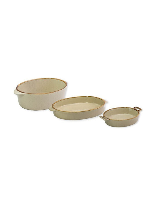 Viosarp Ceramic Oval Heat-Resistant Cookware 34x25x5cm