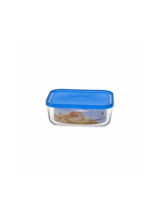 Borgonovo Glass Lunch Box Igloo Blue 400ml