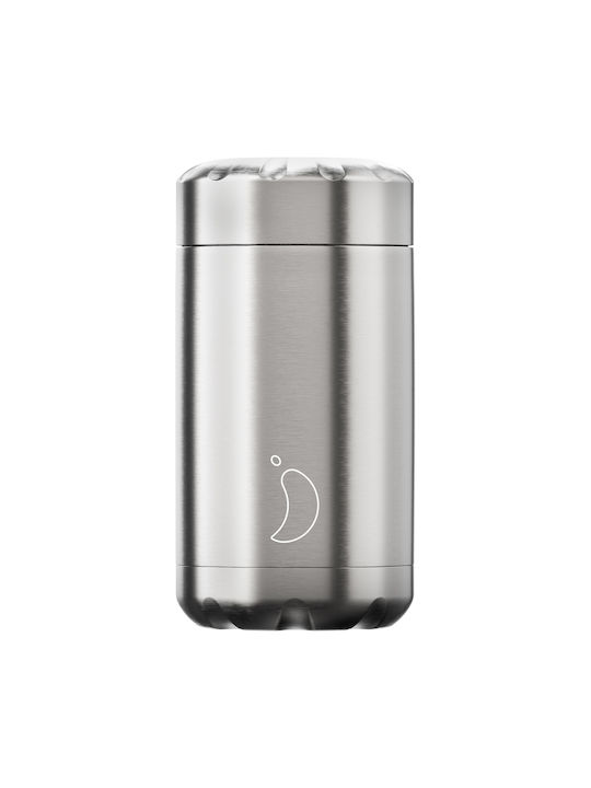 Chilly's Δοχείο Φαγητού Inox Θερμός Silver 300ml