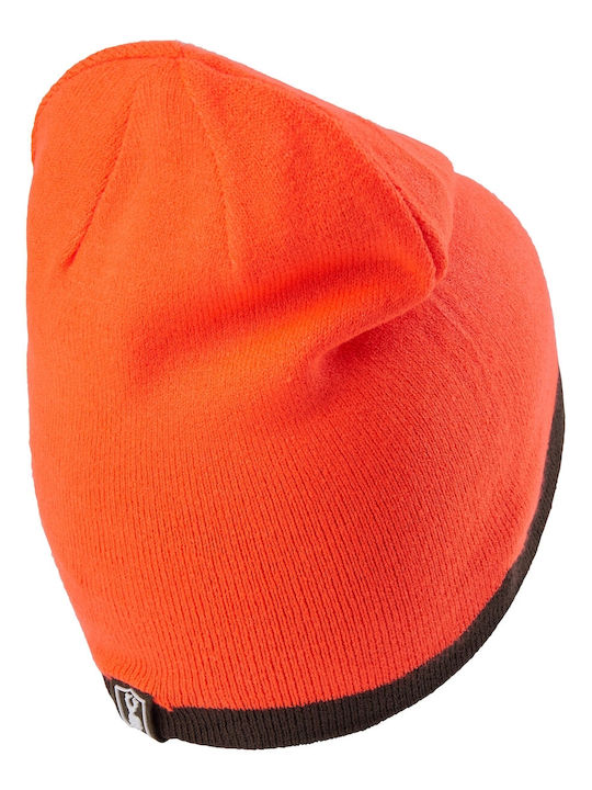 Knitted Reversible Beanie Cap Red DH