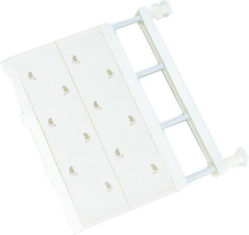 Πιατοθήκη Ντουλαπιού Side Stacker Πλαστική 31x26x16εκ. Λευκό