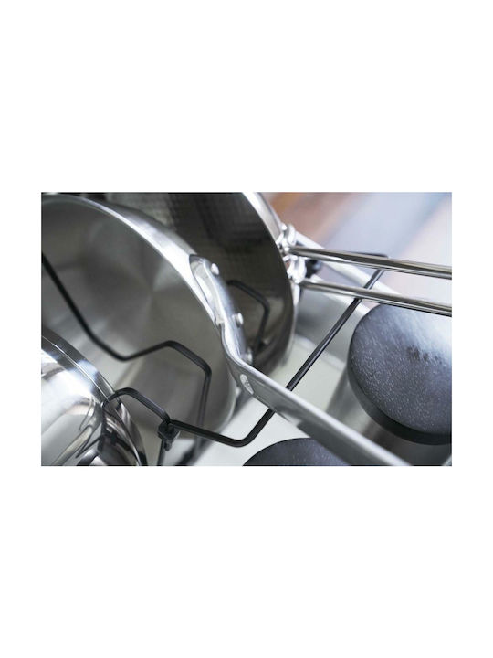 Yamazaki Cabinet Dish Rack Metallic in Black Colour 20x45x17.5cm
