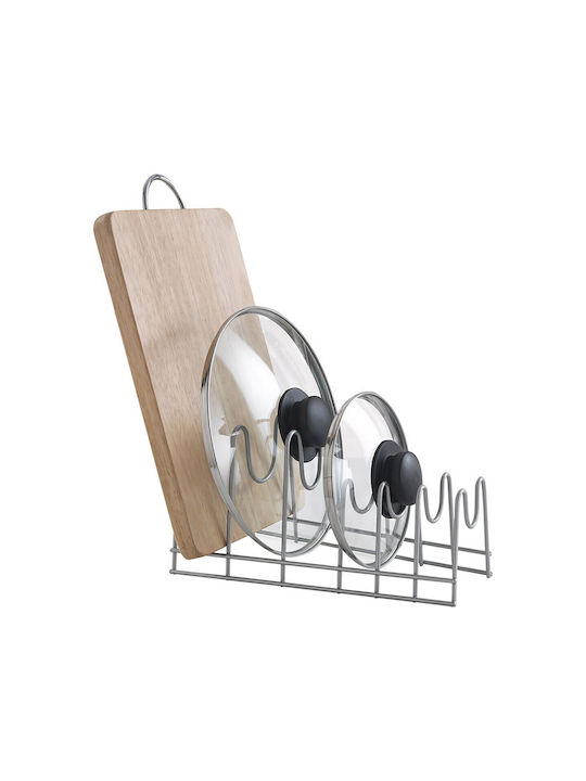 Metaltex Lido Kitchen Organizer Racks Metallic in Silver Colour 16x28x14cm