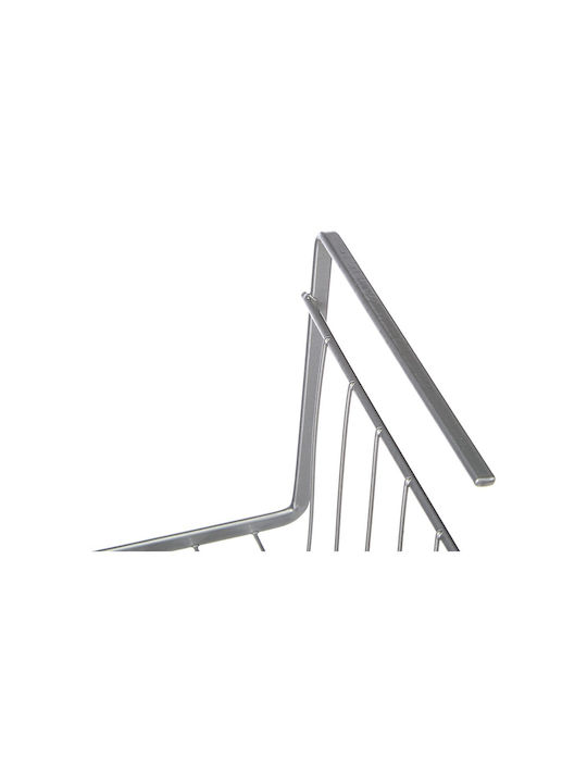 Metaltex Kanguro Kitchen Organizer Racks Metallic in Silver Colour 40x40x14cm