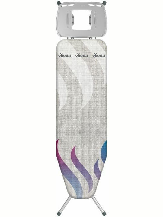 Vileda Total Reflect M Ironing Board for Boiler System Foldable Grey