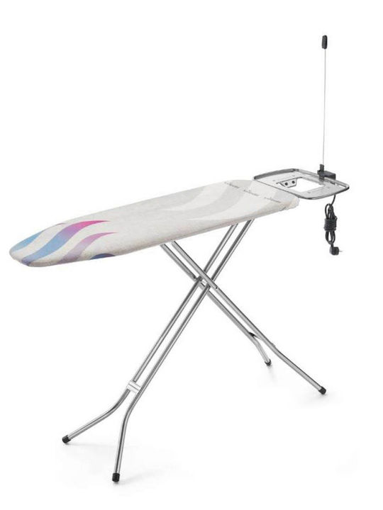 Vileda Total Reflect M Ironing Board for Boiler System Foldable Grey