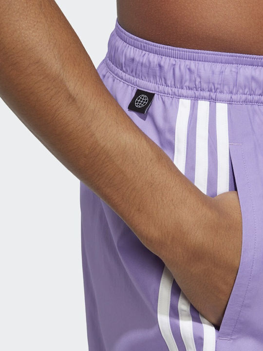 3-Stripes CLX Men's Swimwear Shorts Violet Fusion