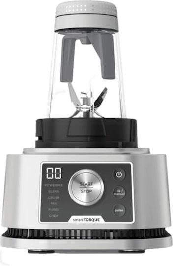 Ninja Foodi Power Nutri Μπλέντερ με Πλαστική Κανάτα 2.1 lt 1200W Silver