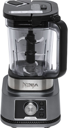 Ninja Foodi Power Nutri Μπλέντερ με Πλαστική Κανάτα 2.1 lt 1200W Silver