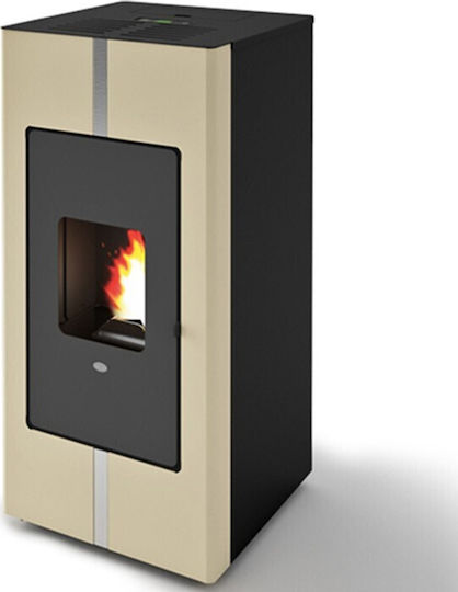 Eva Calor Tosca 24 Șemineu pe peleți Radiator 23kW Bej