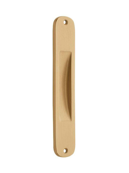 Zogometal Όρο Ματ Door Flush Handle with Key Hole 219 178mm (Hole Centers 162mm)