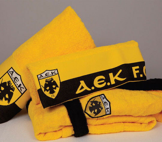 Palamaiki Bath Towel AEK 1924 70x140cm Yellow Weight 500gr/m²