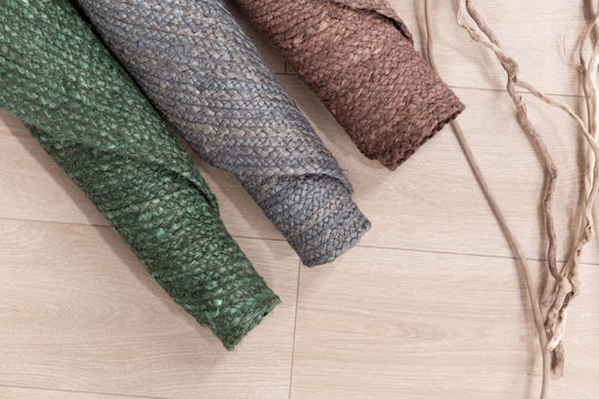 InTheBox Rondo Teppich Rund Sommer aus Jute Brown