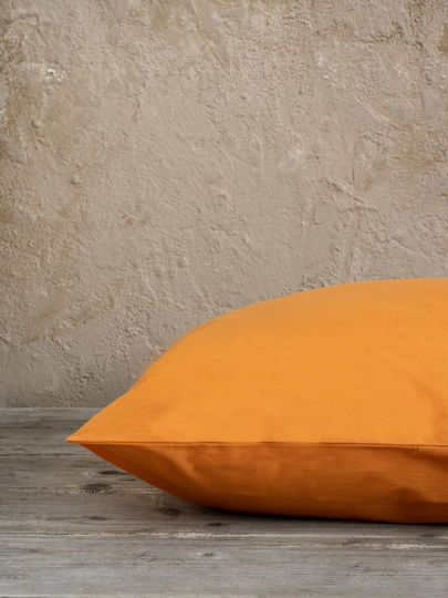 Nima Unicolors Kissenbezüge Set Deep Orange 52x72cm