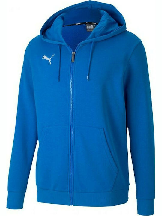 Puma Teamgoal 23 Men's Cardigan with Hood & Pockets Blue