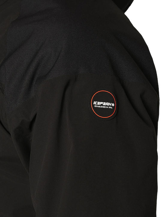 Marl Winter Jacket Black