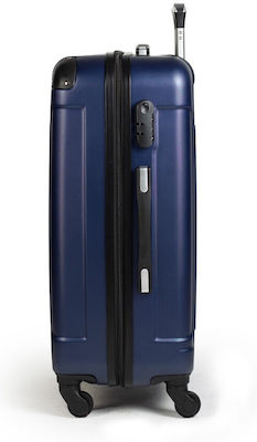 Cardinal 2013 Large Travel Suitcase Hard Navy Blue with 4 Wheels Height 70cm. 2013/70