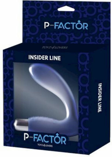 Toyz4lovers P-Factor Πρωκτικός Δονητής Μπλε 8cm