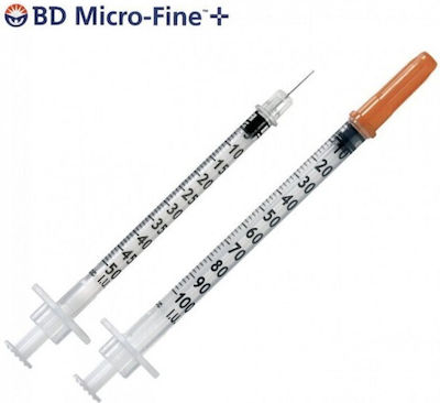 BD Micro-Fine+ 1ml 0.33mm (29G) x 12.7mm Seringă Insulină 29G 1ml 1buc