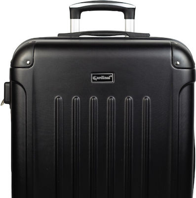 Cardinal 2013 Large Travel Suitcase Hard Black with 4 Wheels Height 70cm 2013/70