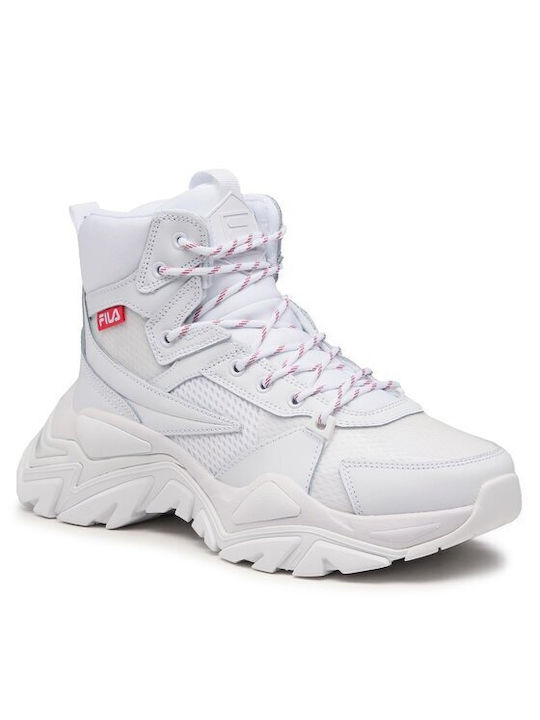 Fila Electrove Desert Chunky Boots White / Teaberry