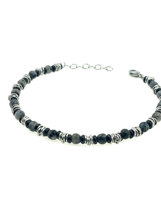 Men's Stainless Steel Bracelet with Balls