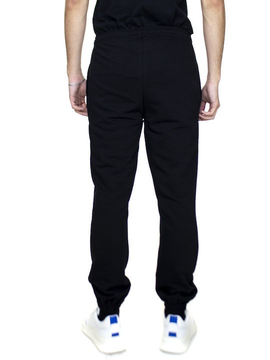 Santana Men's Sweatpants with Rubber Black